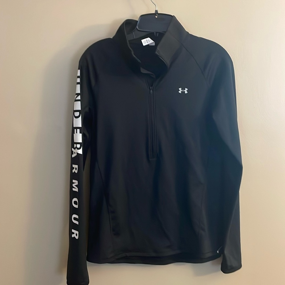Under Armour Cold Gear Three Quarters Zip Active Top